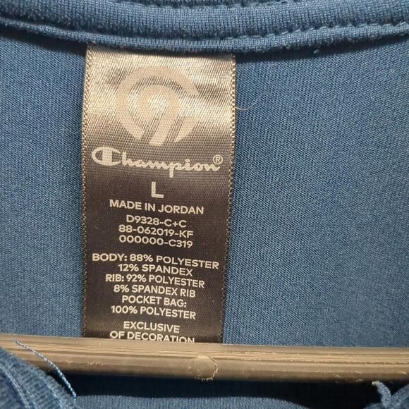 Champion Athletic Exercise Stretch Full Zip Up Jacket Women's Size Large - Picture 9 of 9